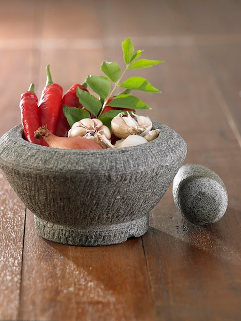 Ingredient proaspăt într-un bol